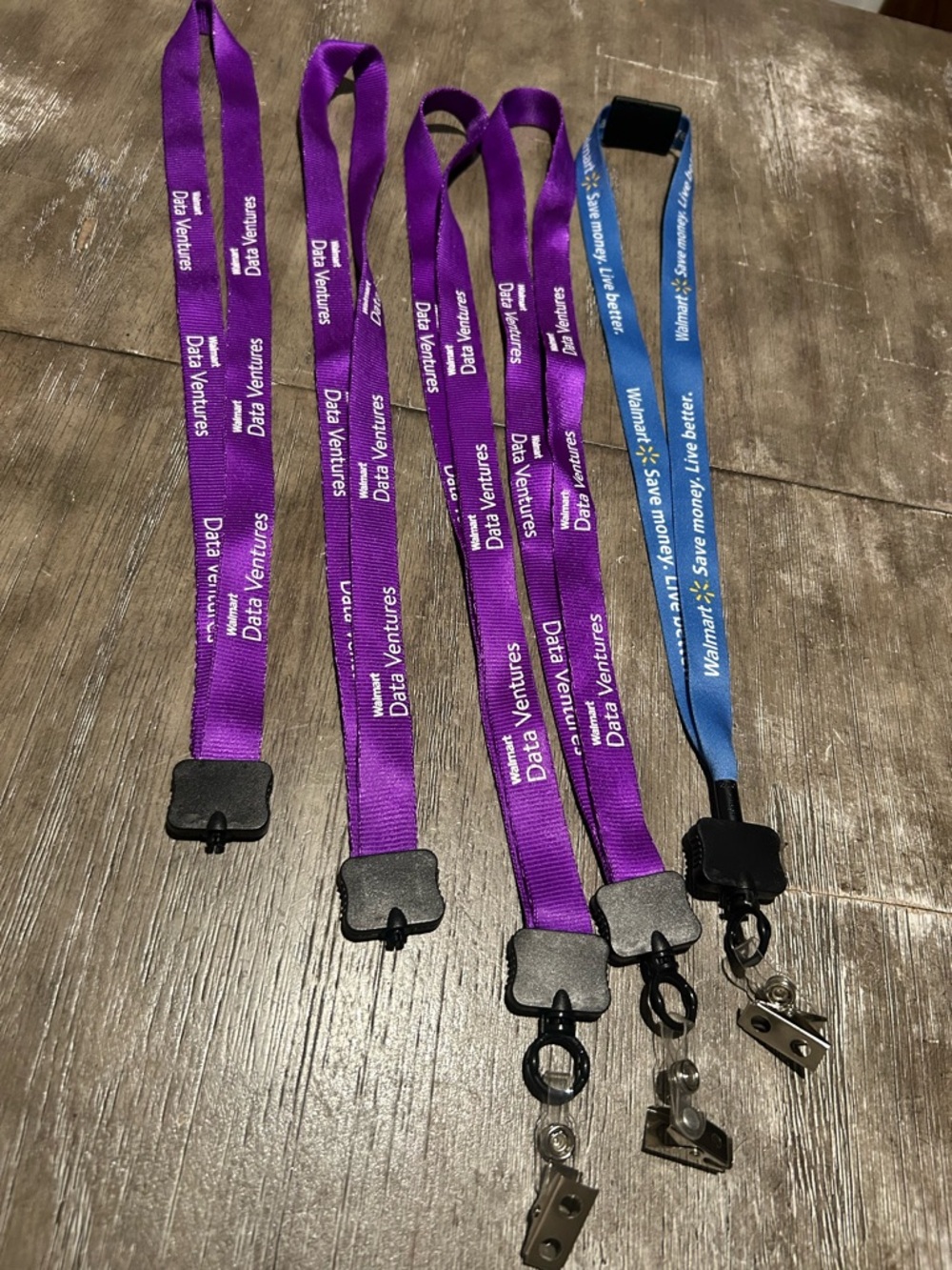 Walmart associate lanyards